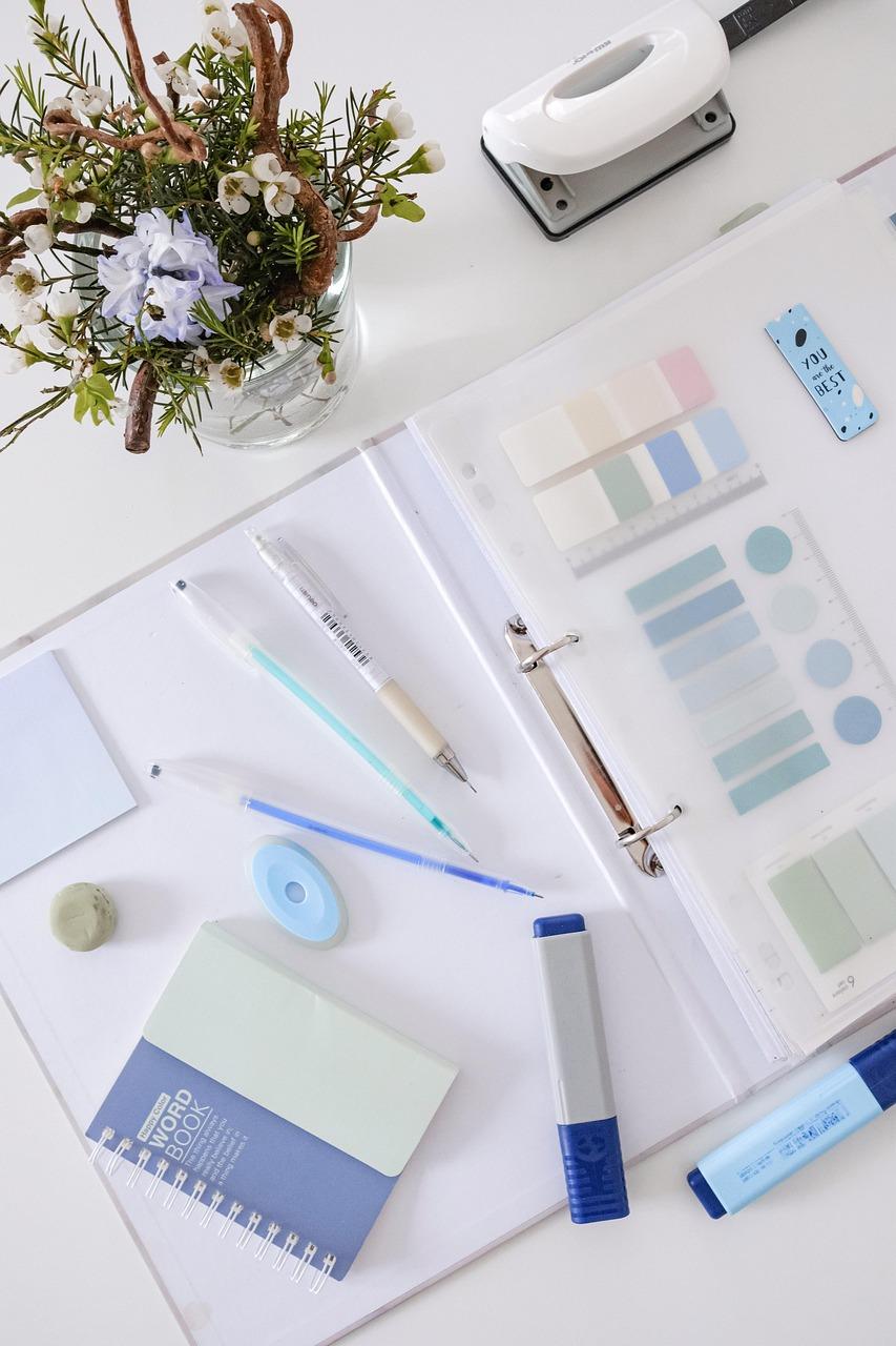 planner, notebook, pen, office, desk, stationary, supplies, flat lay, planner, planner, planner, planner, planner, desk, stationary